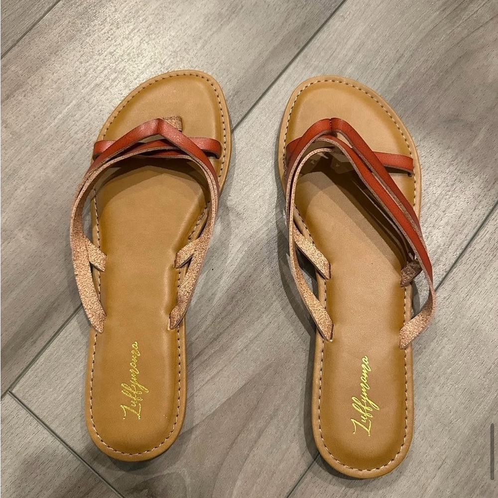 Lilly Pulitzer Women's Tan and Brown Sandals